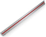 Red Triangular Architect Scale Ruler