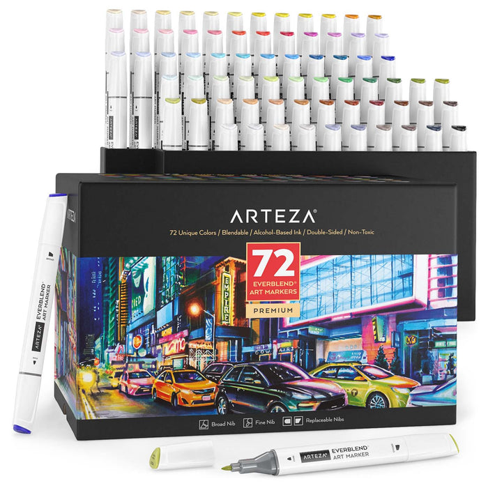 EverBlend™ Ultra Art Markers- Set of 72
