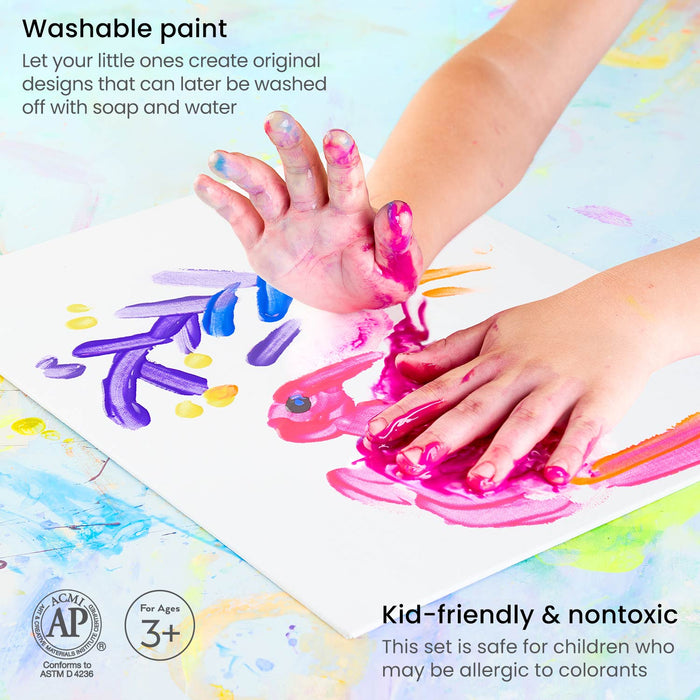 Kids Tempera Paint, 400ml - Set of 16 Colours