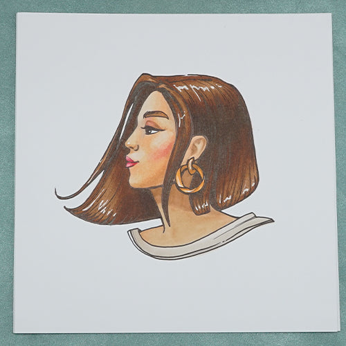 How to Draw a Feminine Profile with EverBlend Art Markers Set of 72