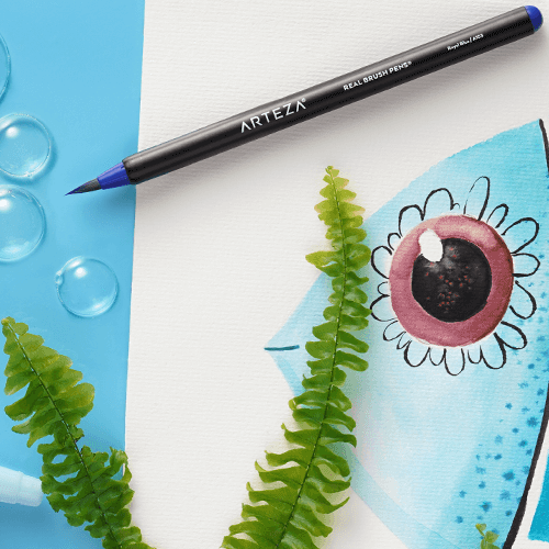 16 Arteza Real Brush Pens Techniques You Must Give a Try