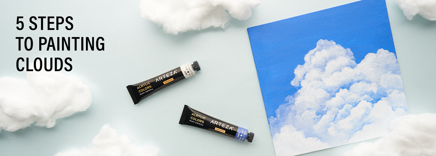How to Paint Clouds with Acrylics