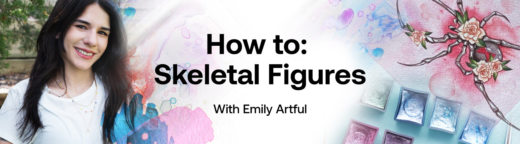 How to: Paint Skeletal Figures with Emily Artful