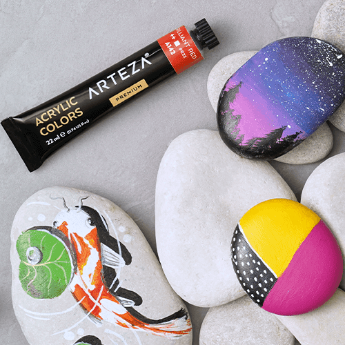 12 Easy Rock Painting Ideas for Beginners 