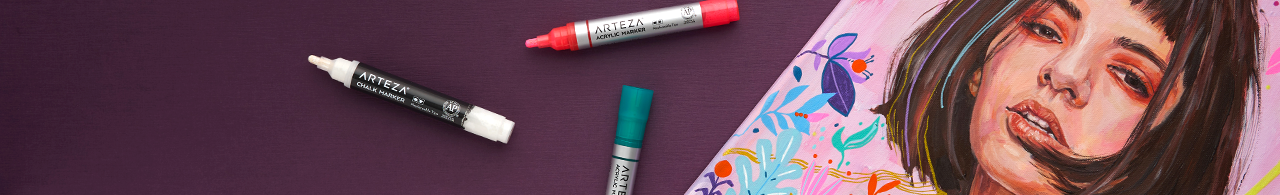 U Brands Dream Big Inspiring Sayings Felt Tip Pens Set of 6, Pretty Pastels  