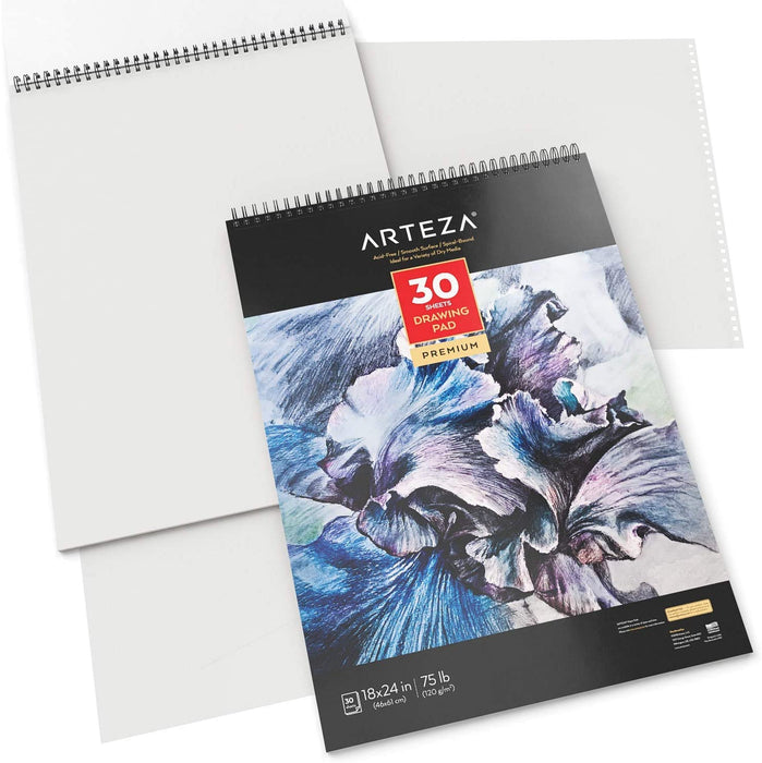 Drawing Pad, 45cm x 61cm, 30 Sheets- Pack of 2