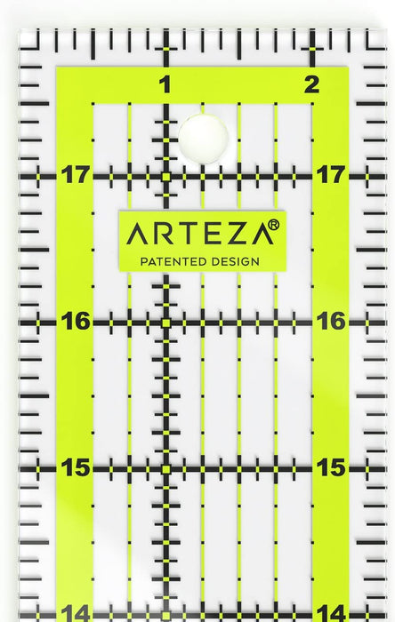 Acrylic Quilter's Ruler, 6.4 cm x 45.7 cm (2.5" x 18")