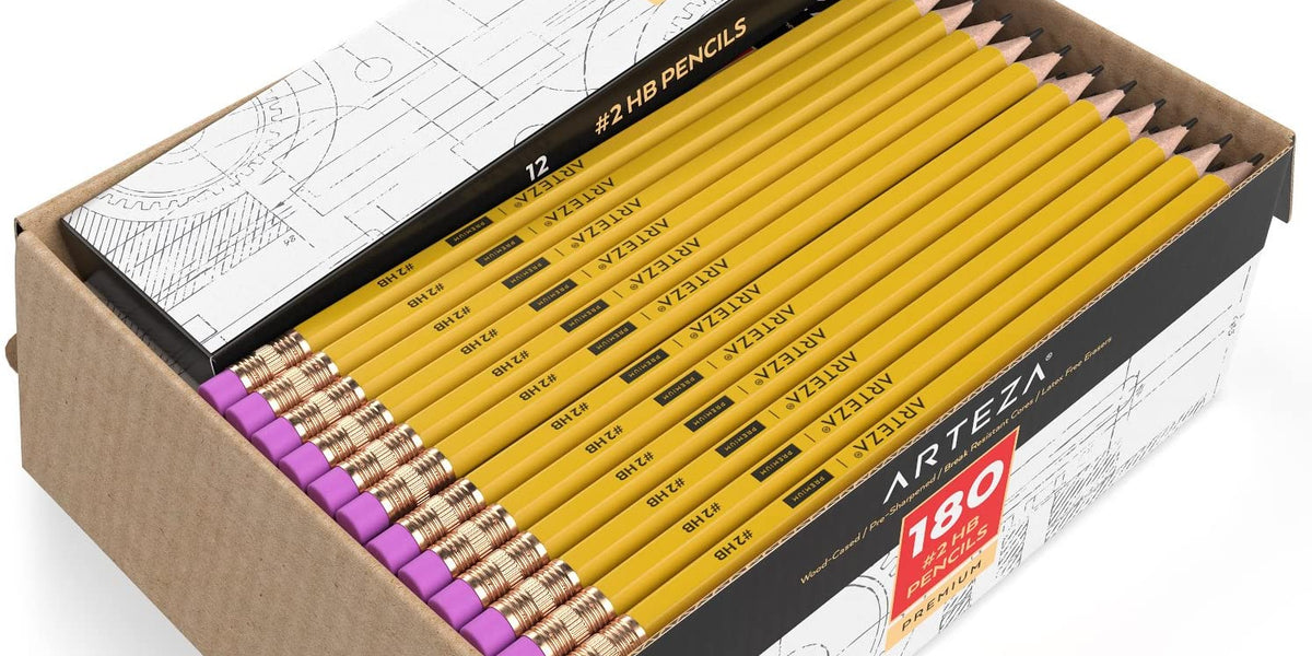 HB Wood-Cased Pencils Box of 180 —