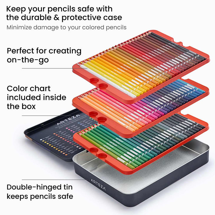 Expert Coloured Pencils - Set of 72