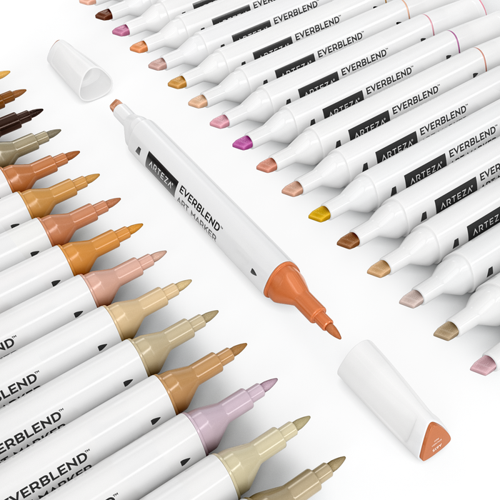 EverBlend Art Markers, Portrait Tones Set of 36 —