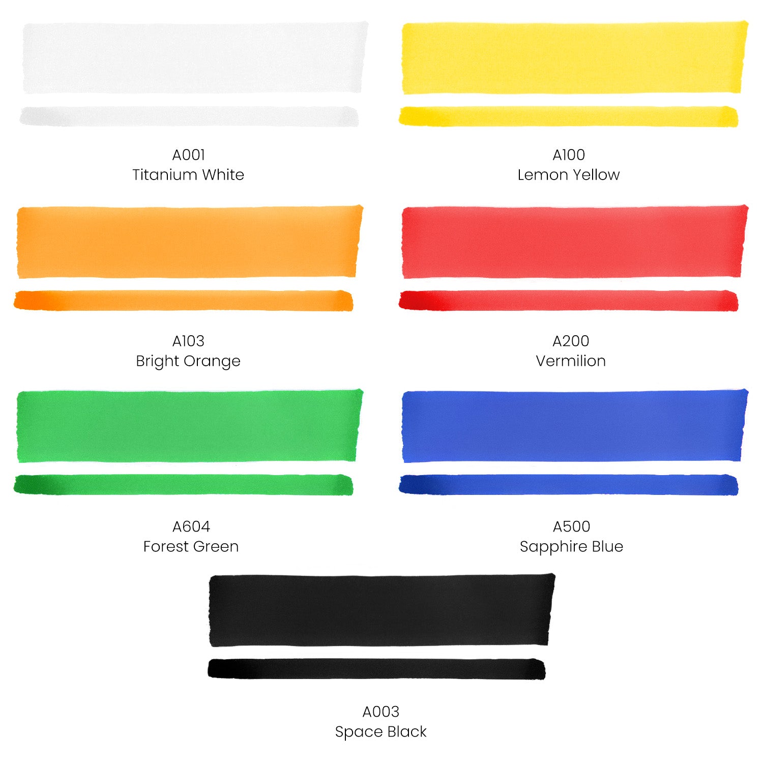 Colorful Acrylic Markers 15mm Broad Tips
