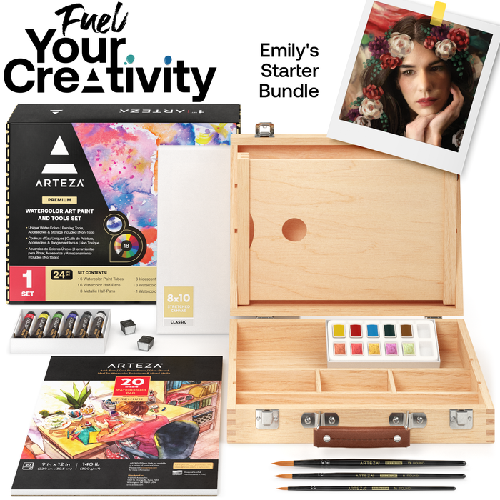 Watercolour Paint Starter Bundle, Fuel Your Creativity
