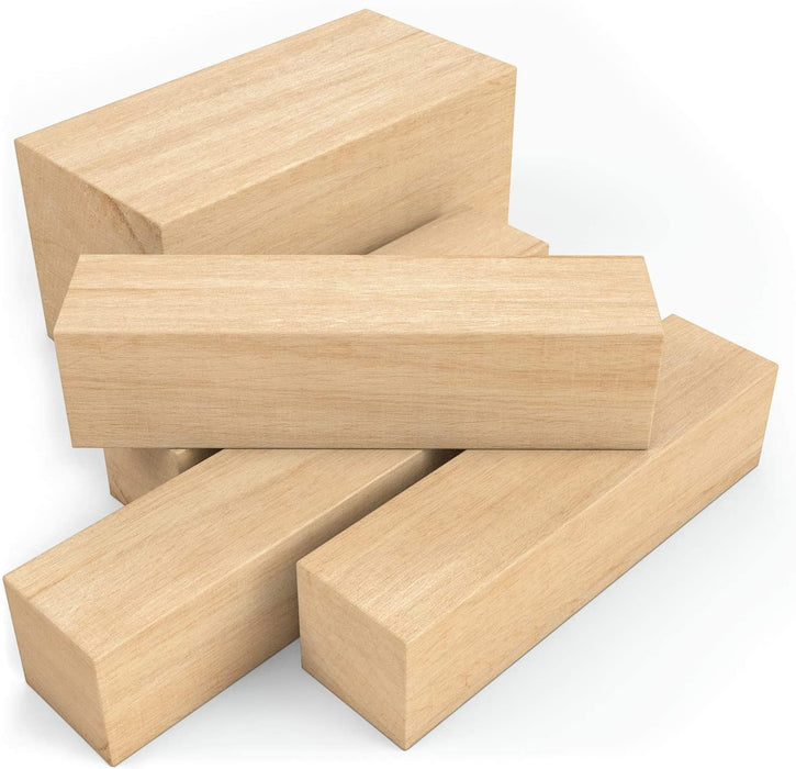 Basswood Carving Blocks Set for Wood Carving Blocks Whittling Wood Blocks  for Carving