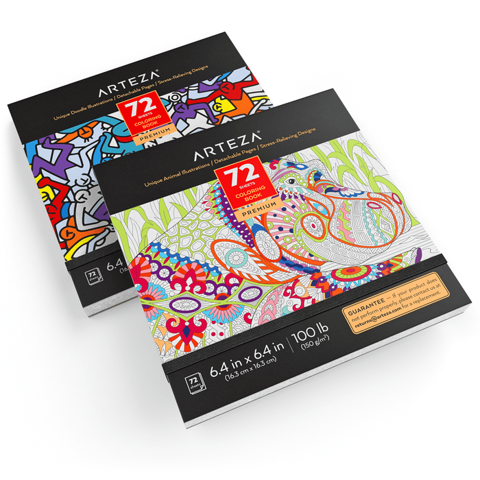 Adult Coloring Book: Stress Relieving Animal Designs, Mini Celebration  Edition 