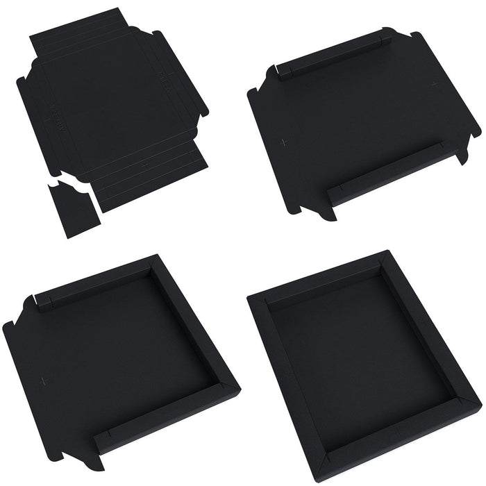 DIY Foldable Canvas Frame, Black, Sketch, 17.8cm x 21.8cm - 20 Sheets