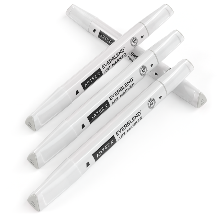 EverBlend™ Art Markers, Grey Tones, Single Colour - Pack of 4 (more colours available)