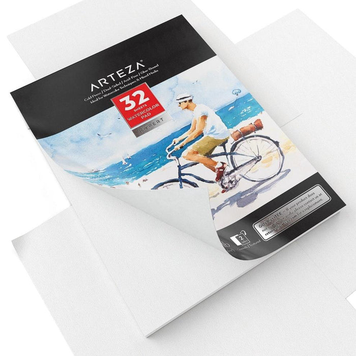Expert Watercolour Pad, Cold-Pressed, 22.9cm x 30.5cm, 32 Sheets