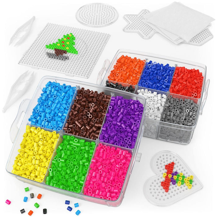 Fuse Beads 10,000 - 12 Colour Set