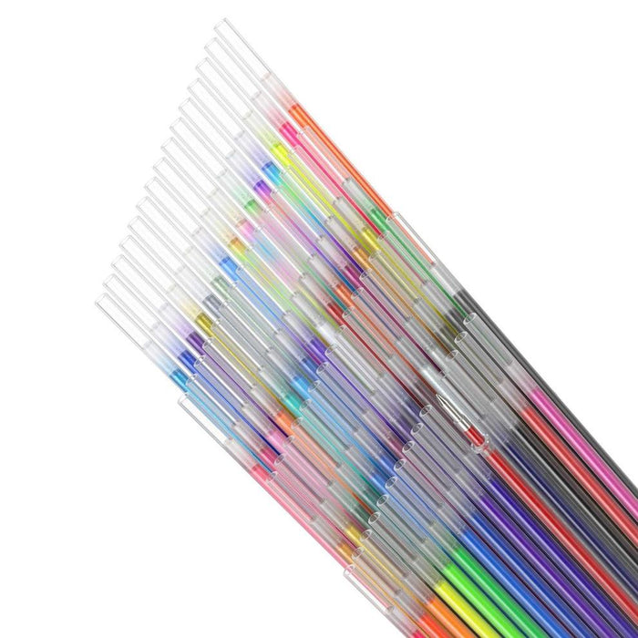 Gel Ink Pen Refills, Assorted Colours - Set of 60