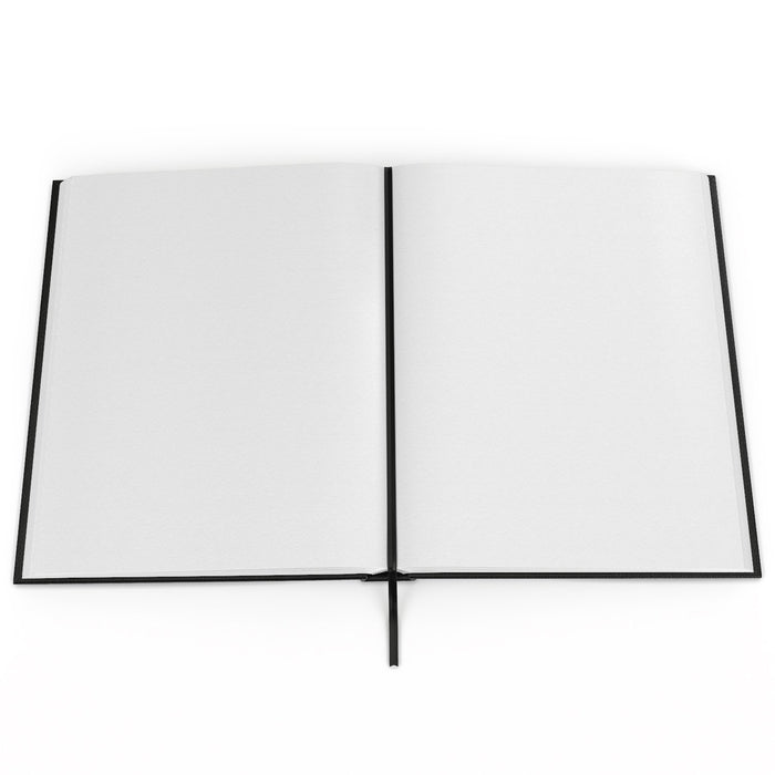Drawing Sketchbook, Black Hardbound, 21cm x 29.7cm