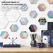 12 Hexagon Shape Stretched Canvas