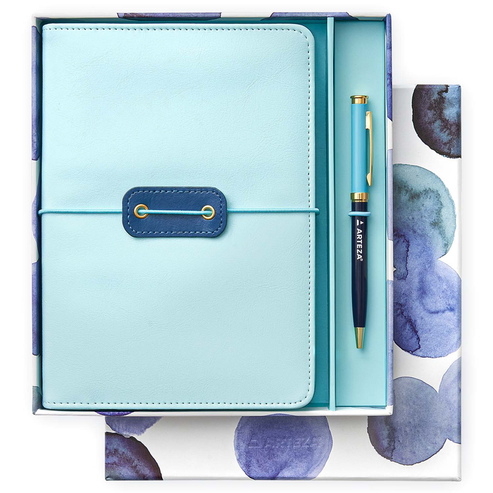 Blue Journals Gift Set - Set of 2 Lined & Bullet Journals — Arteza.co.uk