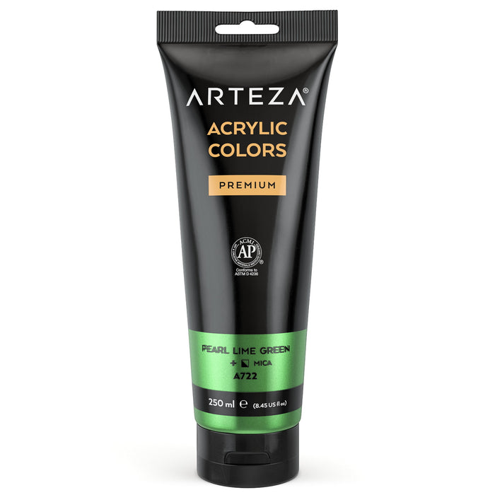 Metallic Acrylic Premium Paint, 250ml Tube - Single Colour (more colours available)