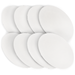 Pack of 8 Oval Stretched Canvas 20.3cm x 30.5cm