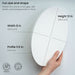 Sizing Info for Oval Stretched Canvas 20.3cm x 30.5cm