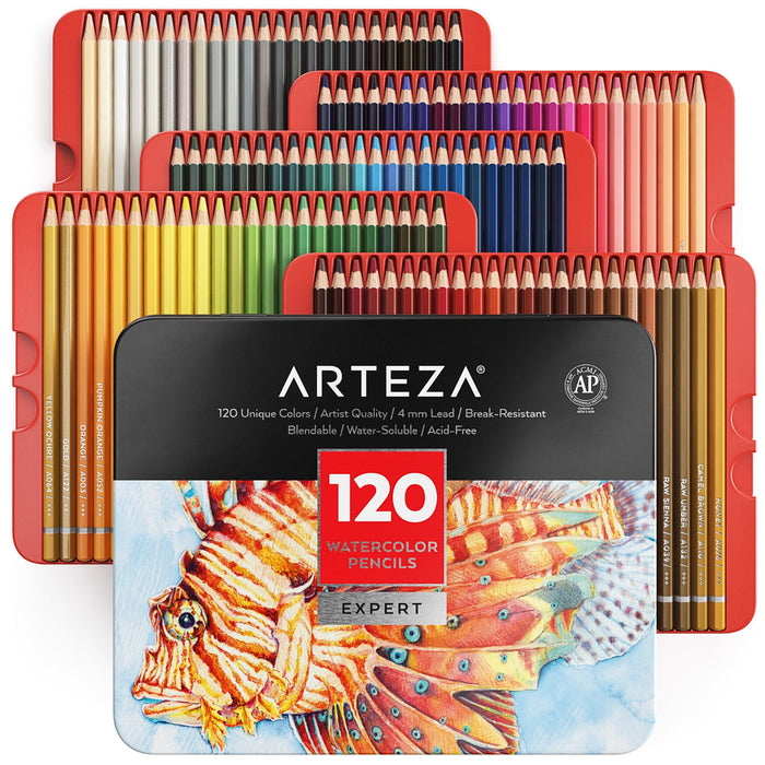 Expert Watercolour Pencils -  Set of 120