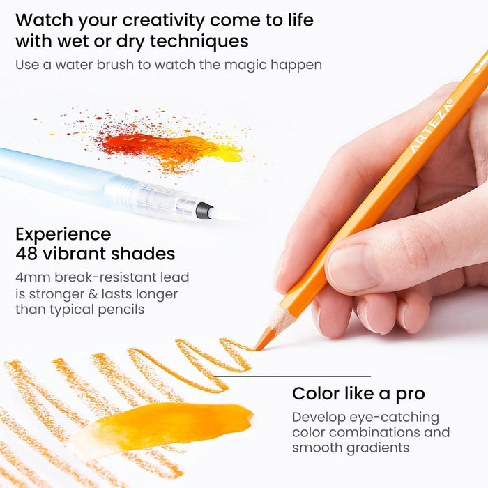 Expert Watercolour Pencils - Set of 48