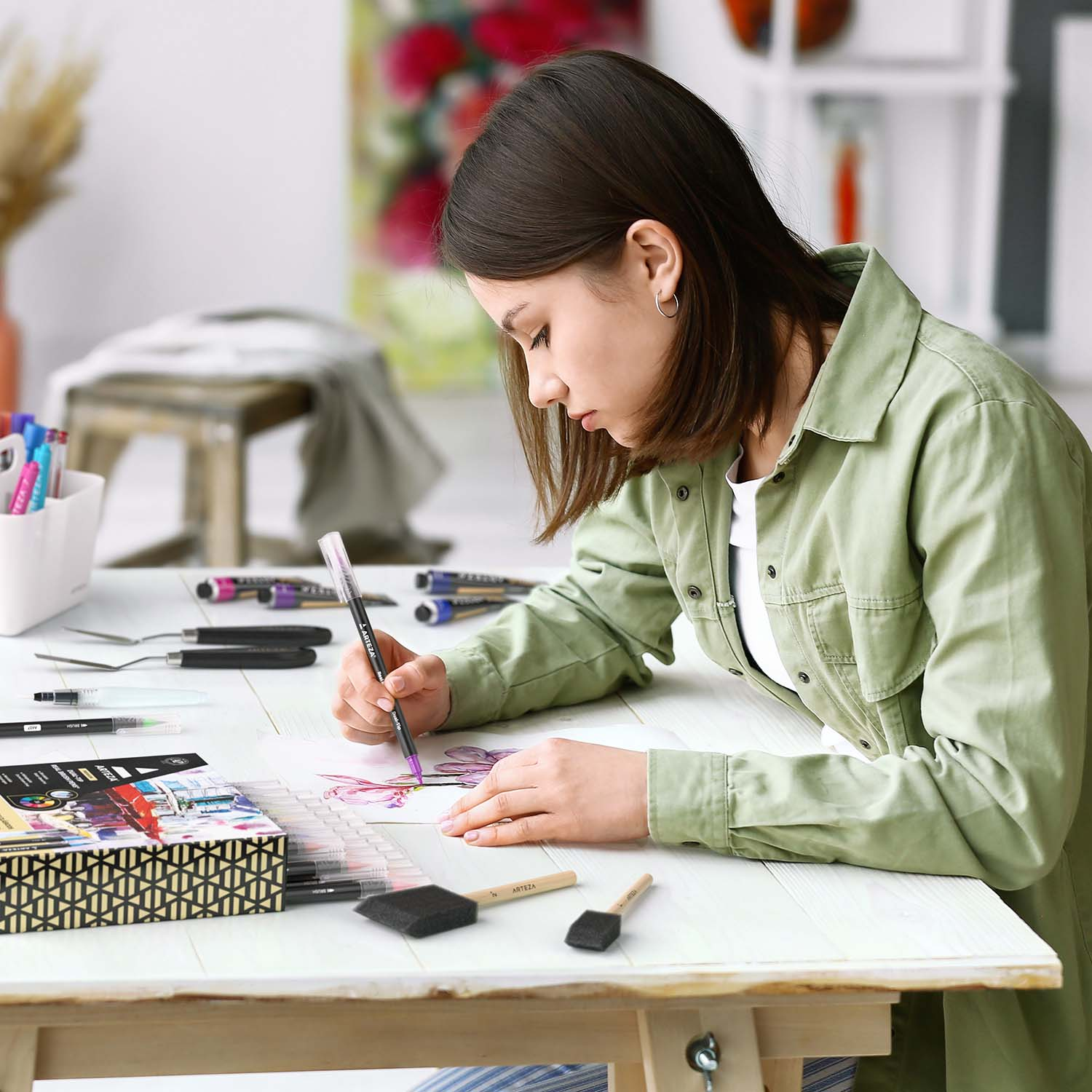 Real Brush Pens®, Dual-Tip - Set of 36