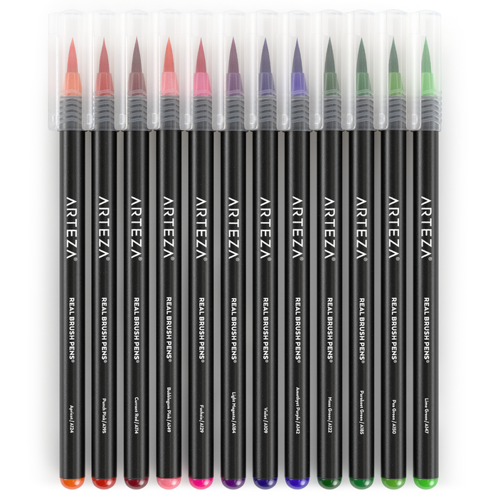 Real Brush Pens®, Flower Tones - Set of 12