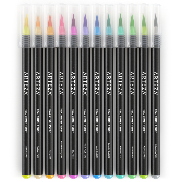 Real Brush Pens®, Pastel - Set of 12