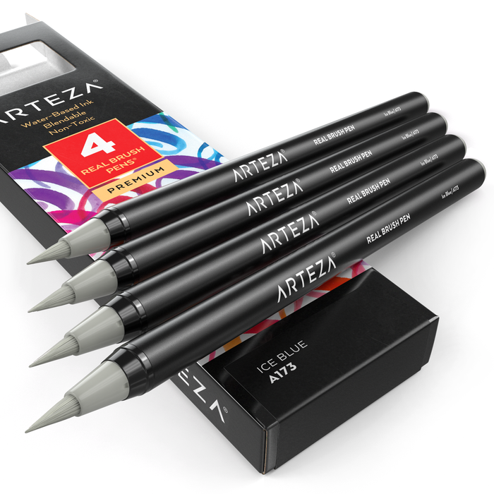 Real Brush Pens®, Single Colour - Pack of 4 (more colours available)