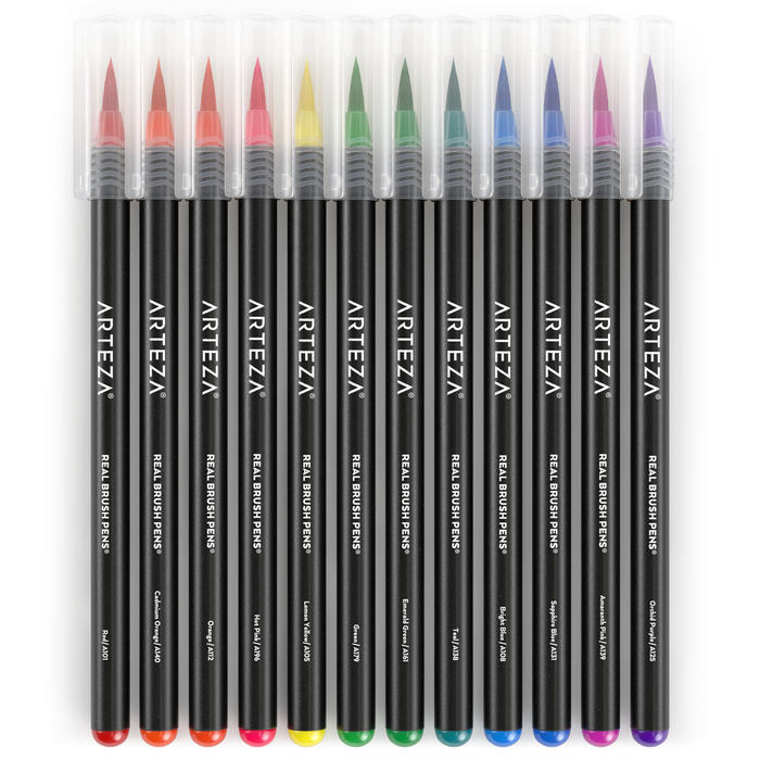 Real Brush Pens®, Bright Tones- Set of 12
