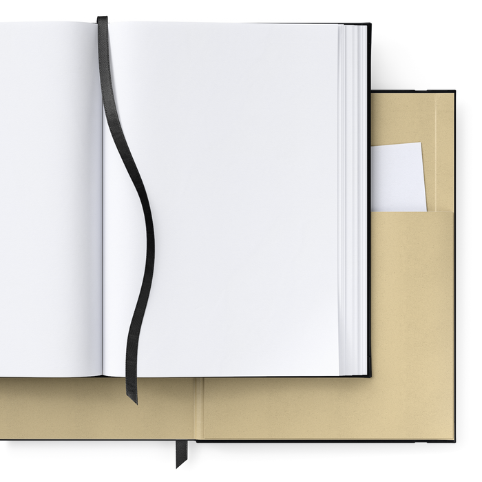 Sketch Journals, Tree Design, Blank Paper - Set of 2