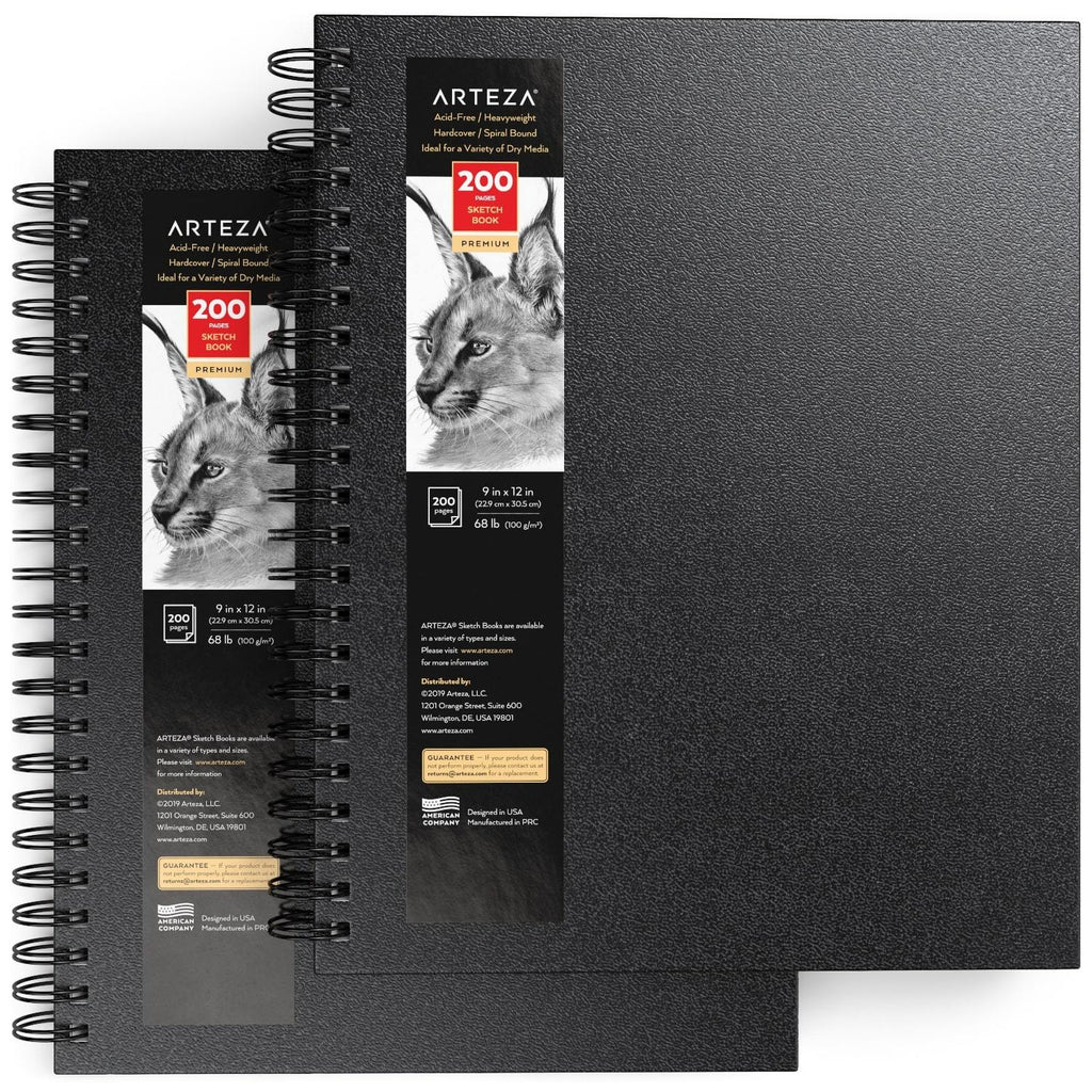 Alpha Series Premium Hard Cover & Bound Sketch Book - 851177003338