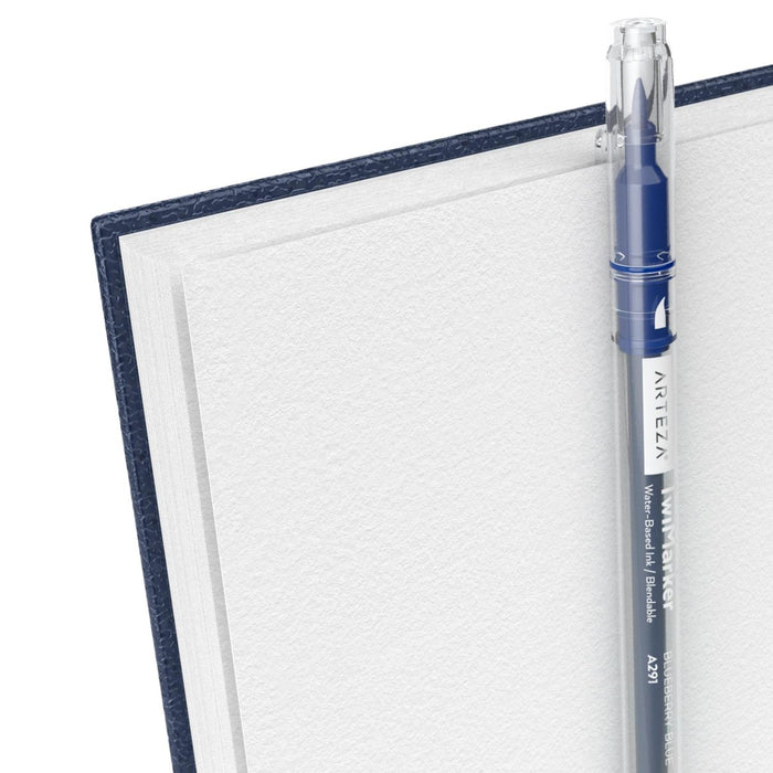 Sketchbooks, Blue Spiral Hardcover, 22.9cm x 30.5cm - Pack of 2