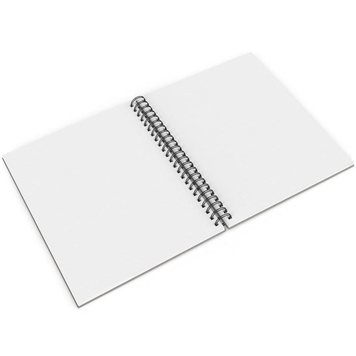 Sketchbook, Grey Spiral Hardcover, 22.9cm x 30.5cm, 200 Pages