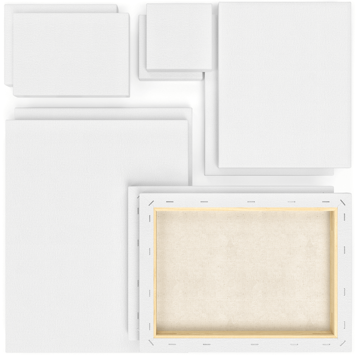 Classic Stretched Canvas, Medium Multi-Pack Sizes - Pack of 10
