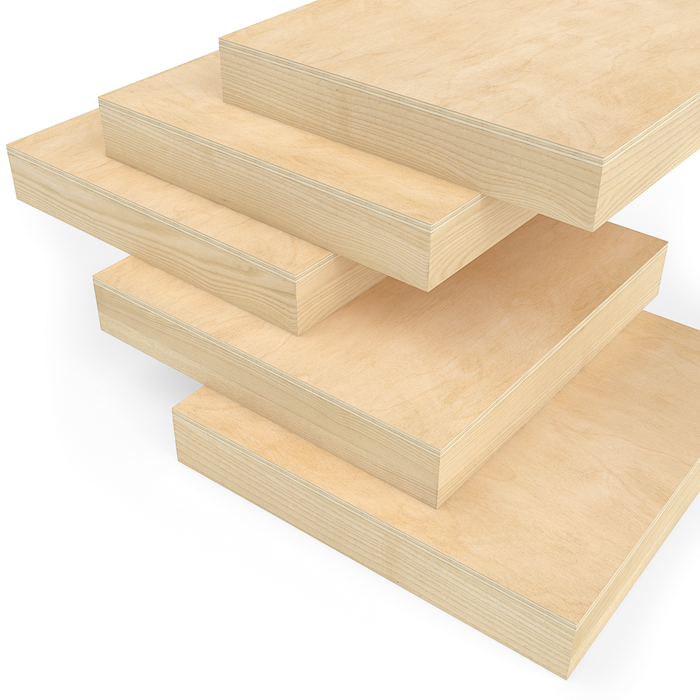 Wood Panels, 25.4cm x 25.4cm - Pack of 5