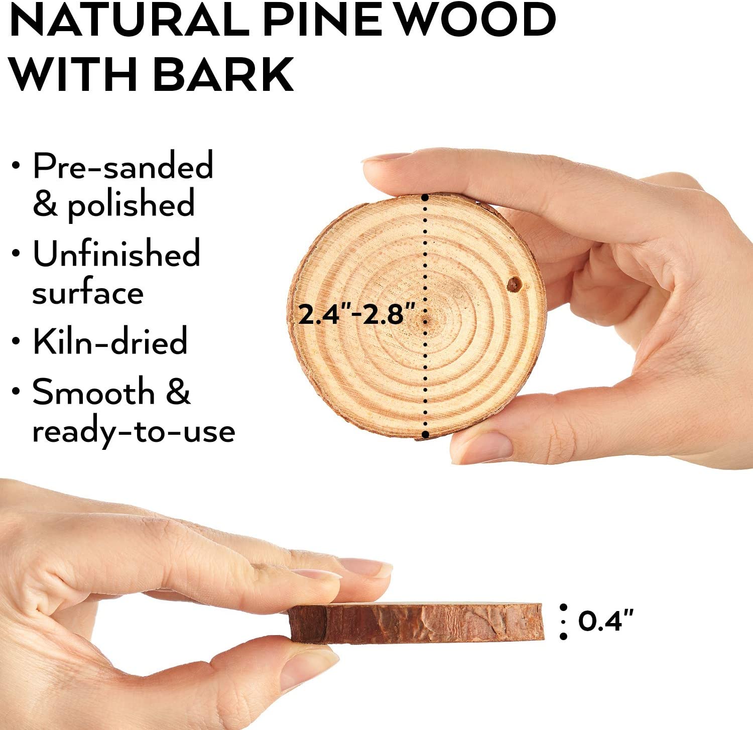 Wood Slices - Set of 45